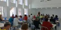 Cобрания с педагогическим и техническим персоналом в воспитательно-оздоровительных лагерях "Чайка", "Бродовка"